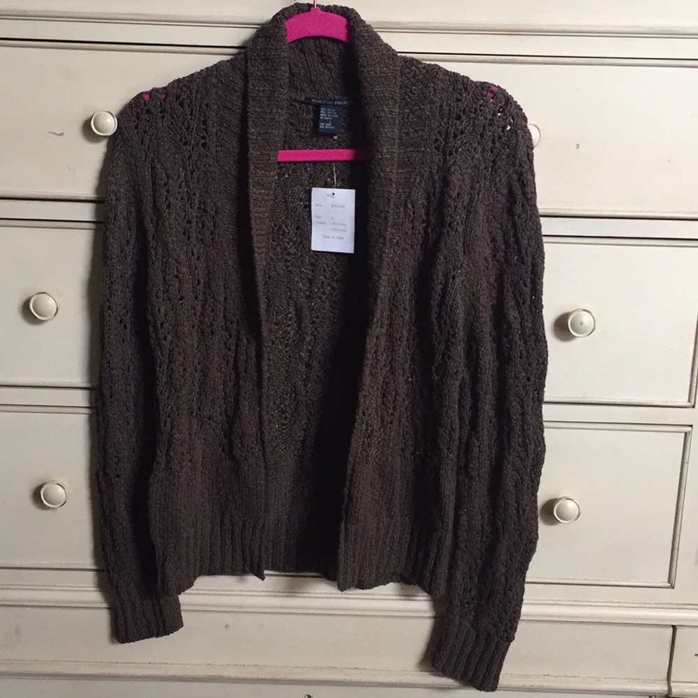NWT Boston Proper open front cardigan
